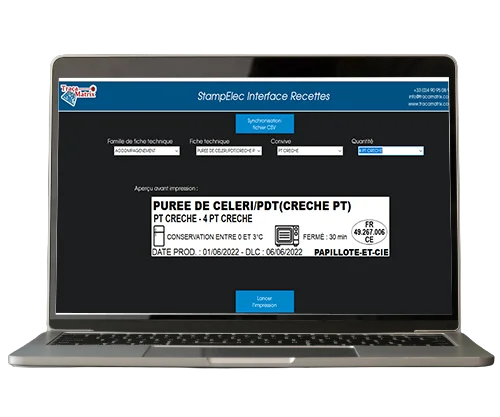 StampElec HD Interface Recette