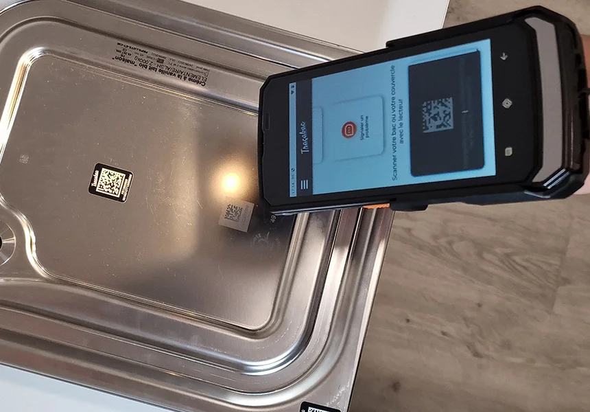 Solution clé en main pour la traçabilité des bacs